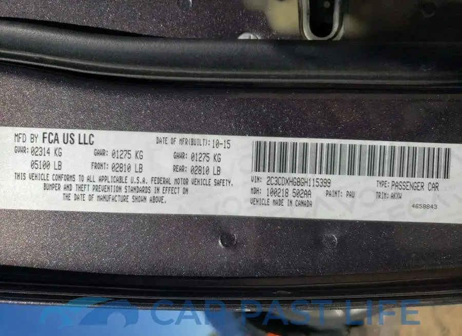 2C3CDXHG8GH115399# 10