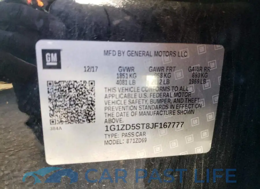1G1ZD5ST8JF167777# 10