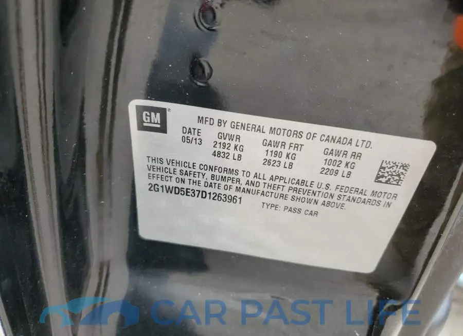 2G1WD5E37D1263961# 10