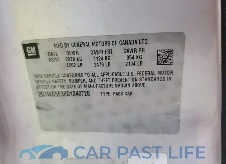 2G1WG5E38D1240728# 10