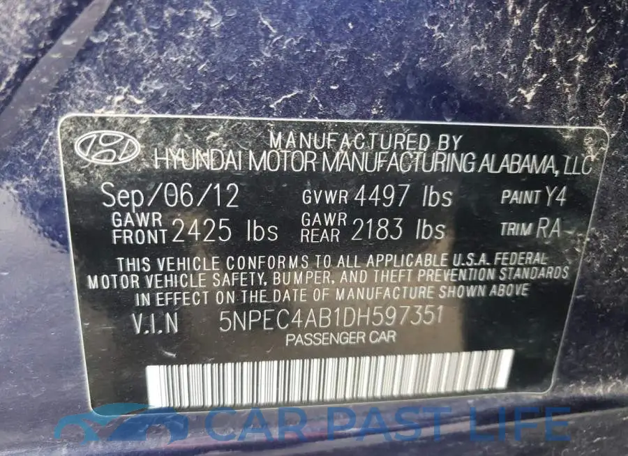 5NPEC4AB1DH597351# 13