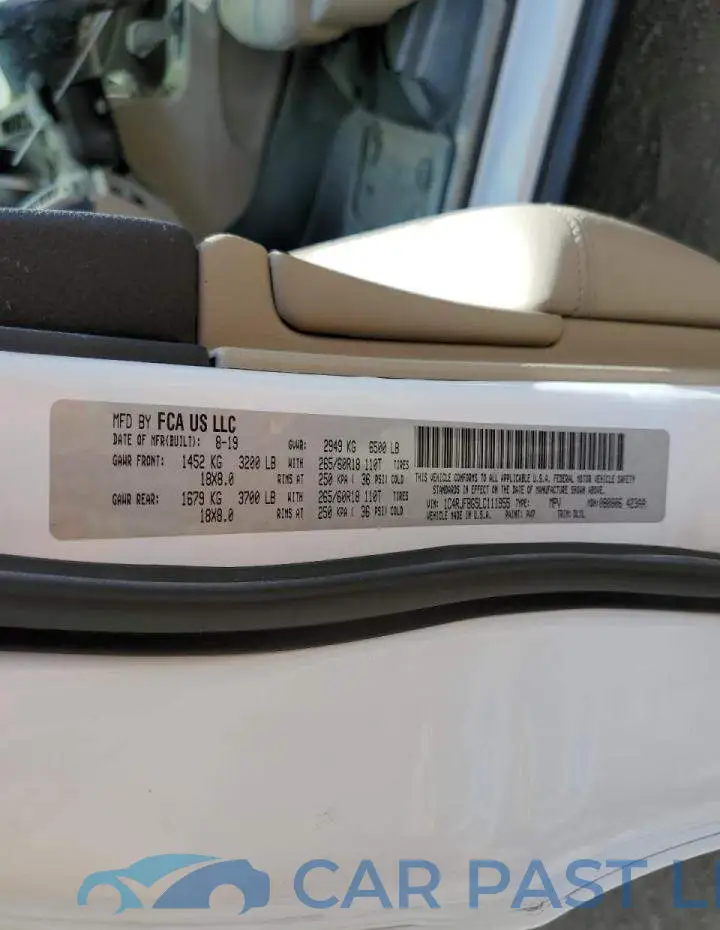 1C4RJFBG5LC111955# 10