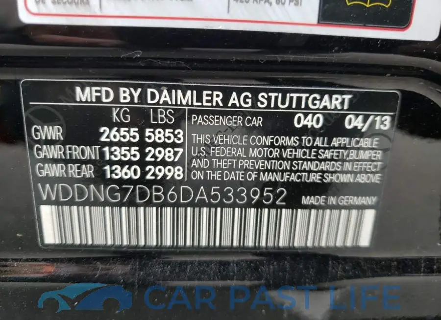 WDDNG7DB6DA533952# 10