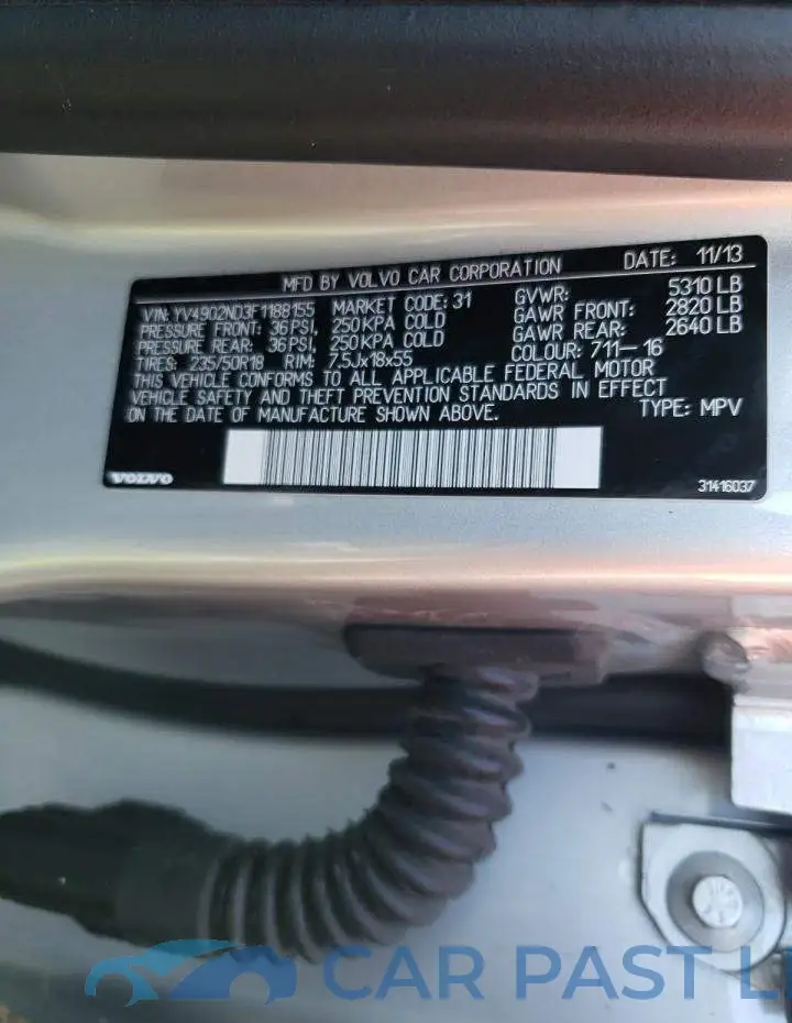 YV4902ND3F1188155# 10