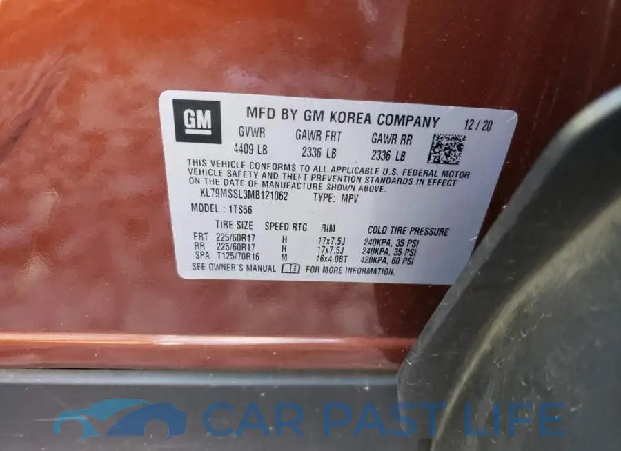KL79MSSL3MB121062# 10