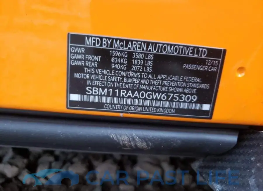 SBM11RAA0GW675309# 10