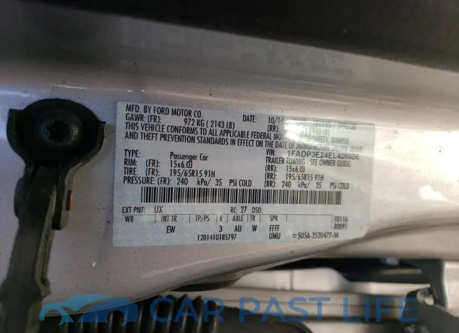 1FADP3E24EL426956# 10