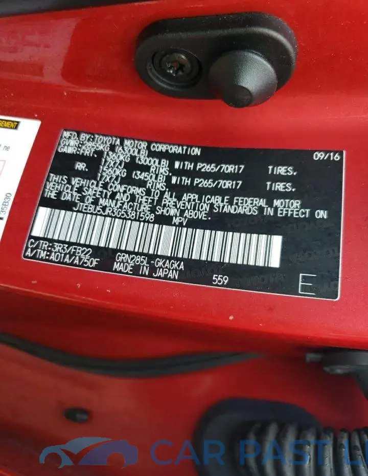 JTEBU5JR3G5381598# 10