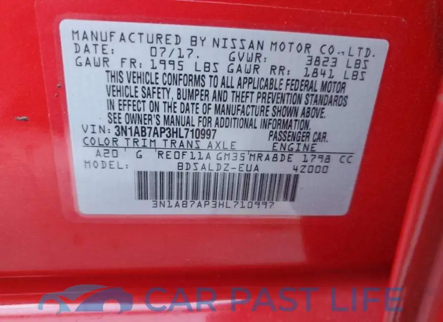 3N1AB7AP3HL710997# 10