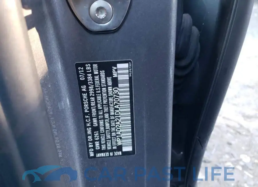 WP1AD2A21DLA70730# 10