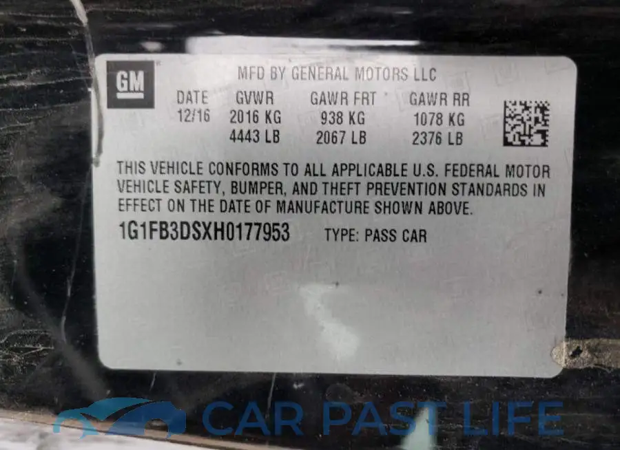 1G1FB3DSXH0177953# 10