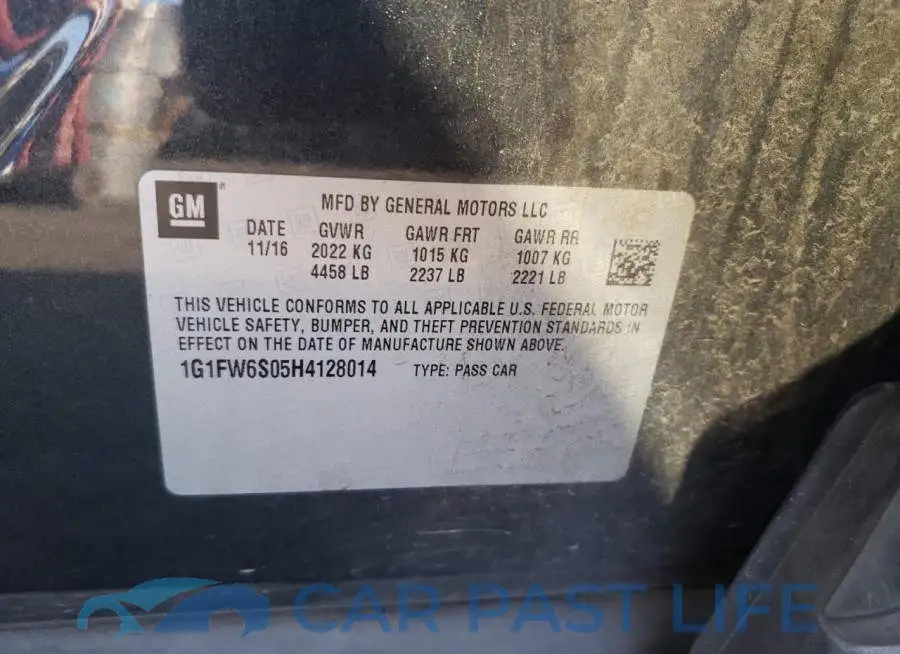 1G1FW6S05H4128014# 12