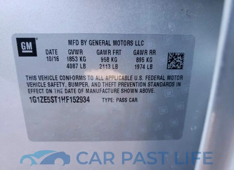 1G1ZE5ST1HF152934# 10