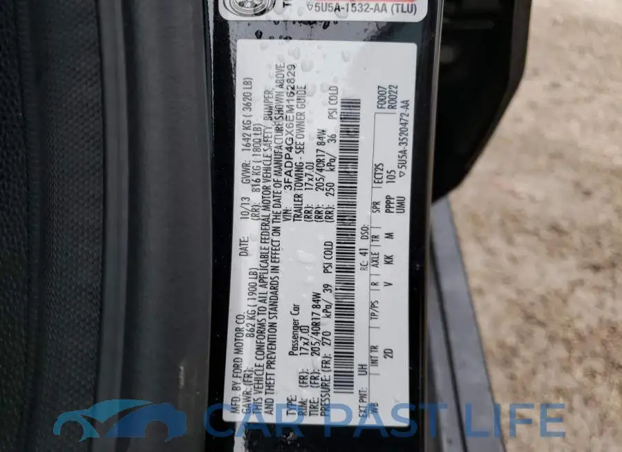 3FADP4GX6EM162829# 13