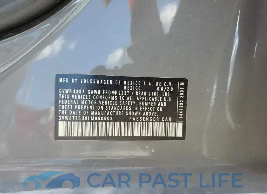 3VW6T7BU8LM060603# 10