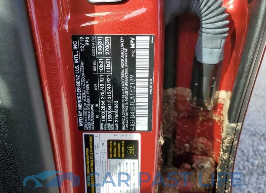 4JGFB4JB1LA162189# 10