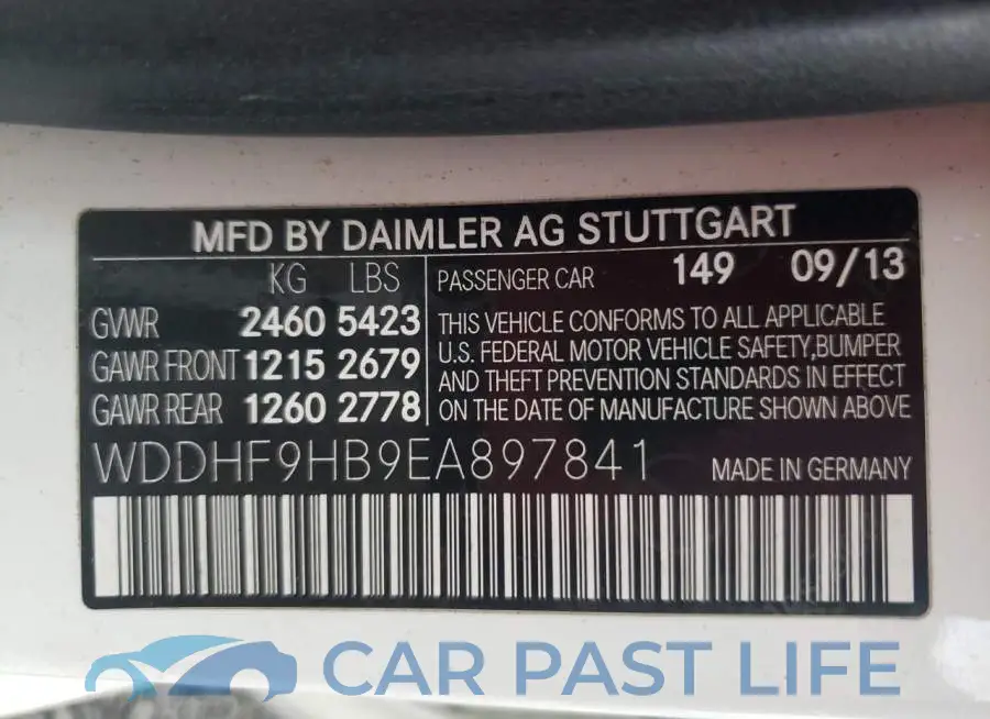 WDDHF9HB9EA897841# 12