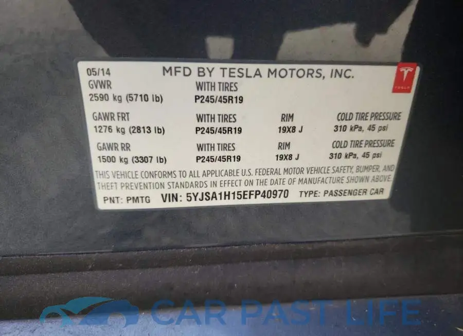 5YJSA1H15EFP40970# 10