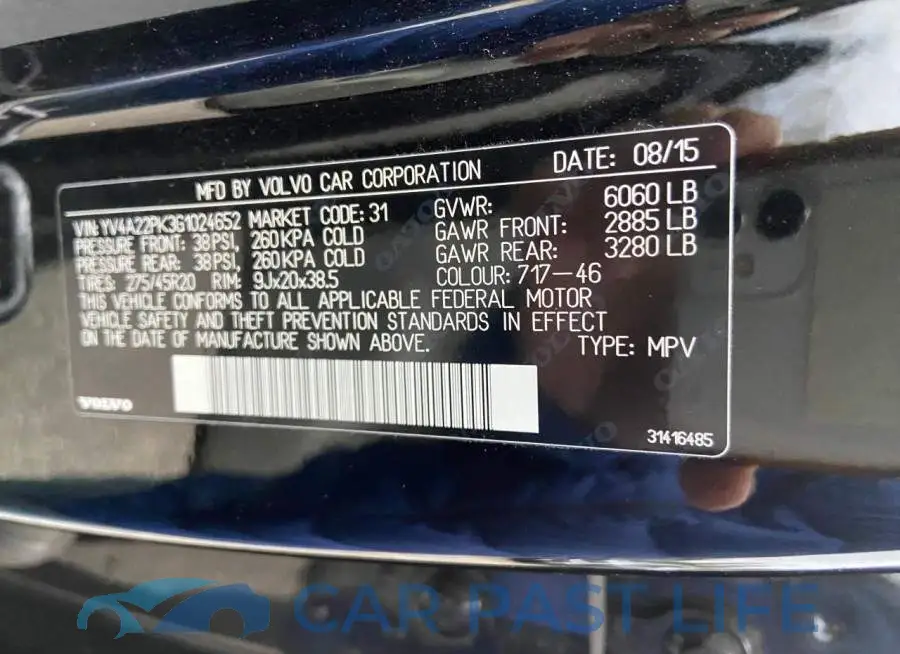 YV4A22PK3G1024652# 13