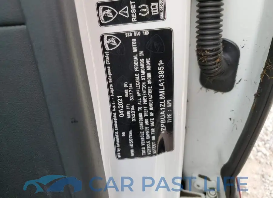 ZPBUA1ZL8MLA13951# 10