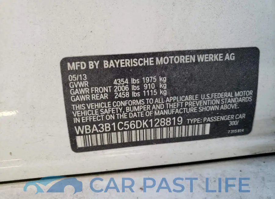 WBA3B1C56DK128819# 10