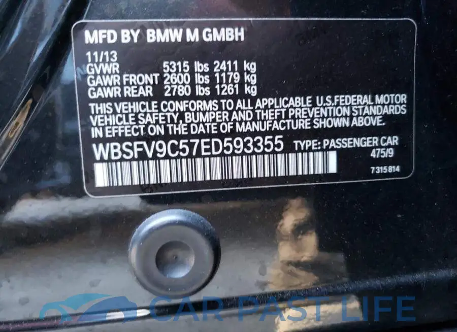 WBSFV9C57ED593355# 10