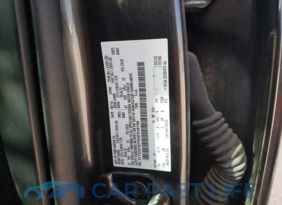 1FTEW1EP5GFD18199# 10