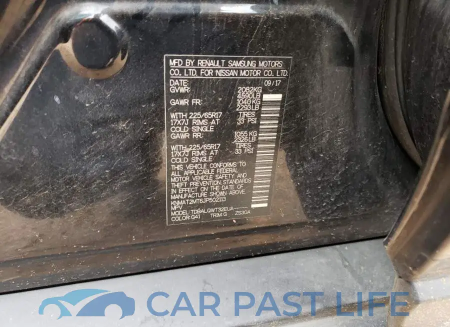 KNMAT2MT6JP502113# 10