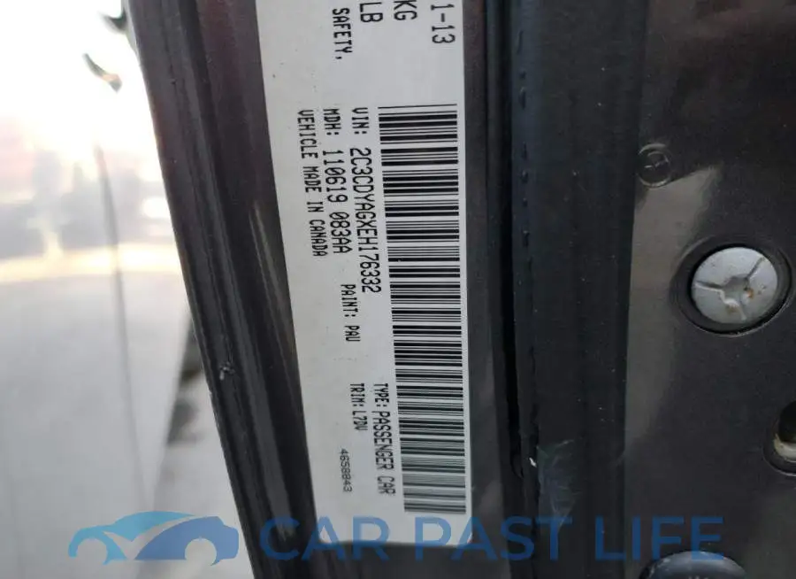 2C3CDYAGXEH176332# 10