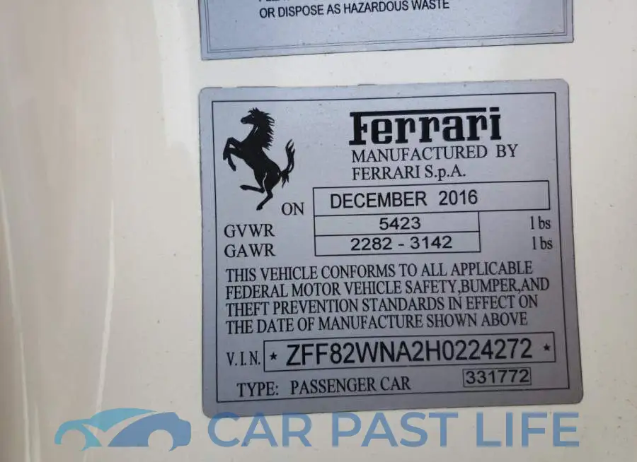 ZFF82WNA2H0224272# 10