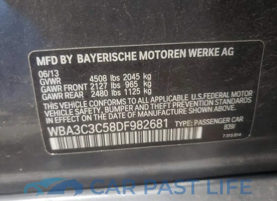 WBA3C3C58DF982681# 10