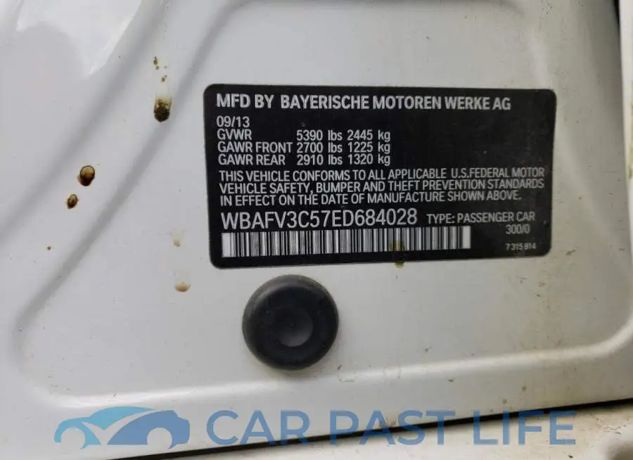 WBAFV3C57ED684028# 13