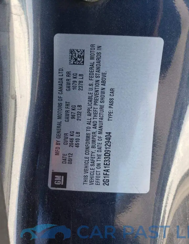 2G1FA1E33D9129404# 10