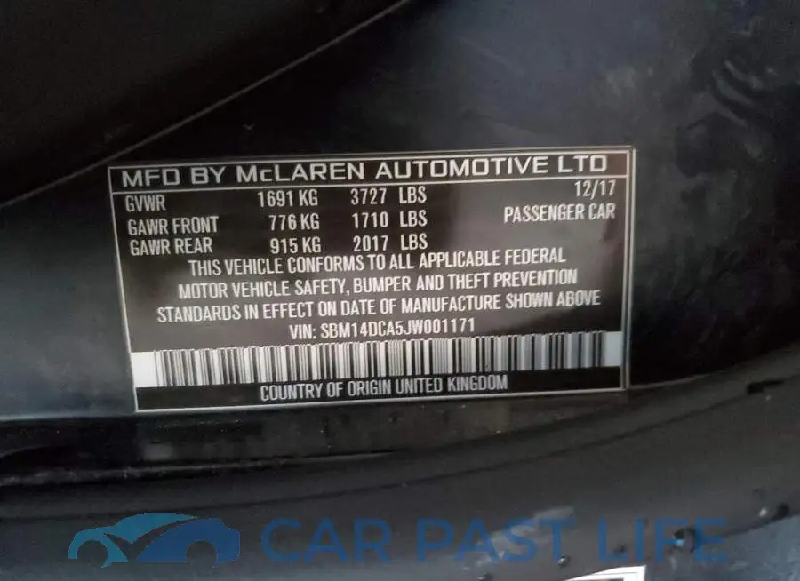 SBM14DCA5JW001171# 12
