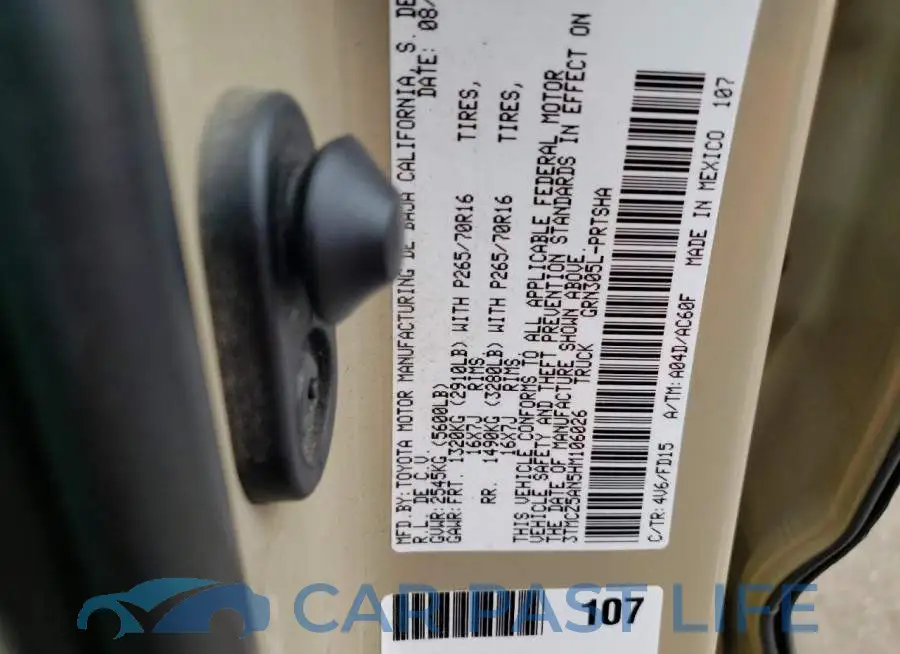 3TMCZ5AN5HM106026# 10