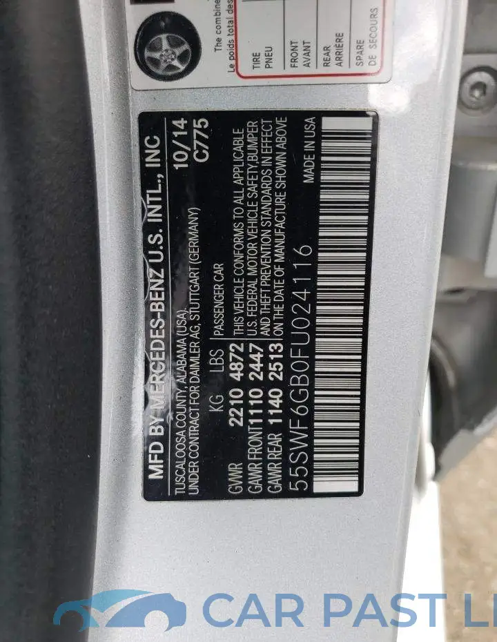 55SWF6GB0FU024116# 10