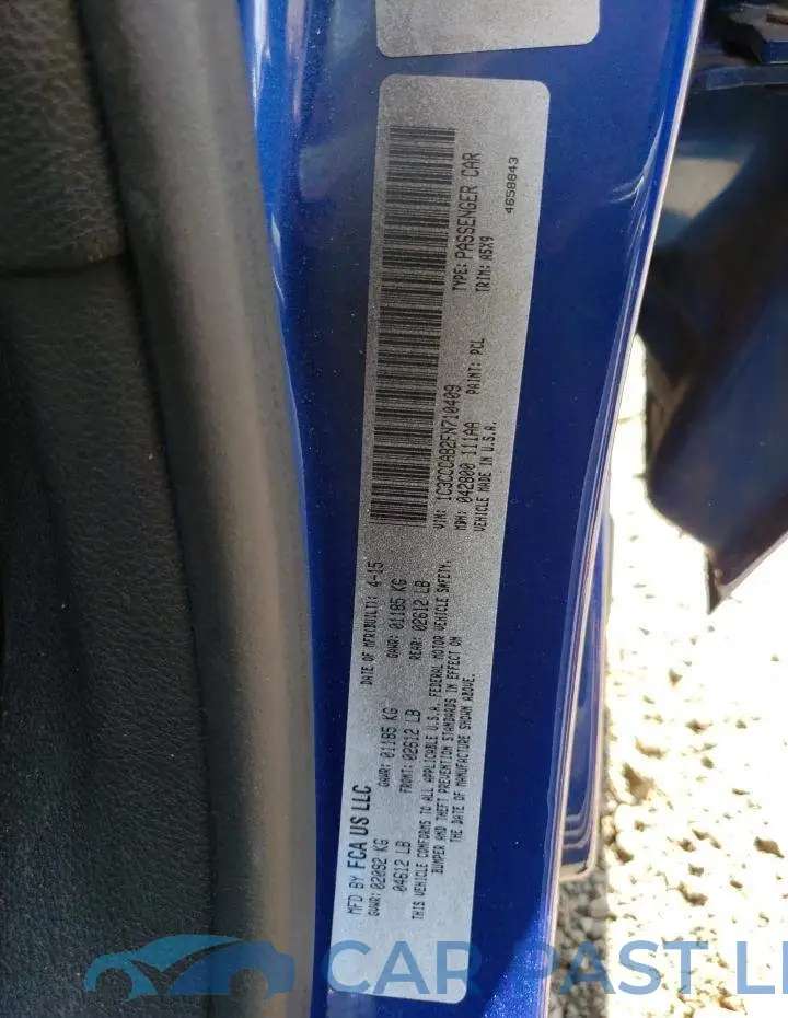 1C3CCCAB2FN710409# 10
