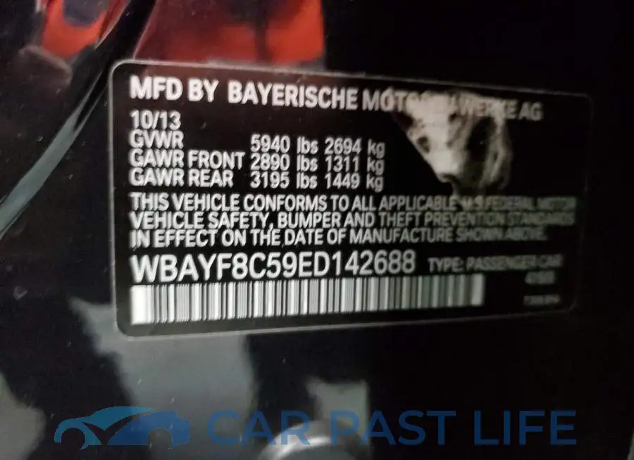 WBAYF8C59ED142688# 12