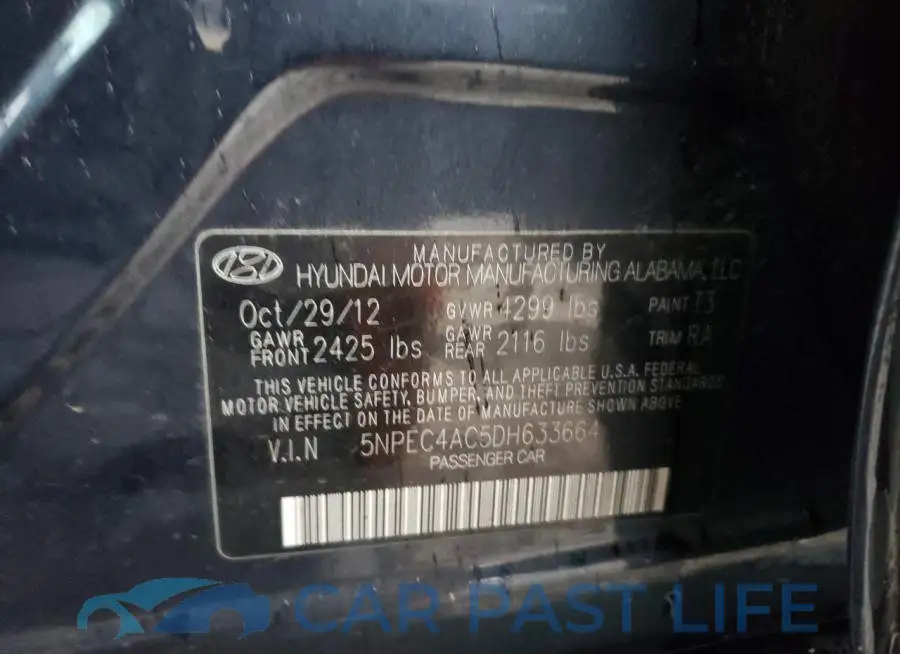 5NPEC4AC5DH633664# 10