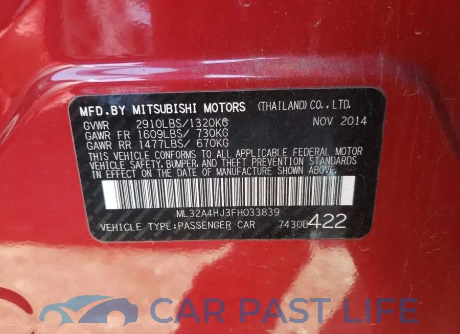 ML32A4HJ3FH033839# 10