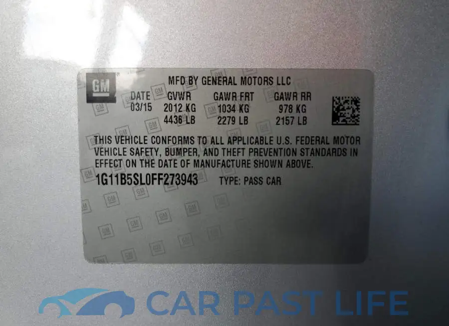 1G11B5SL0FF273943# 12