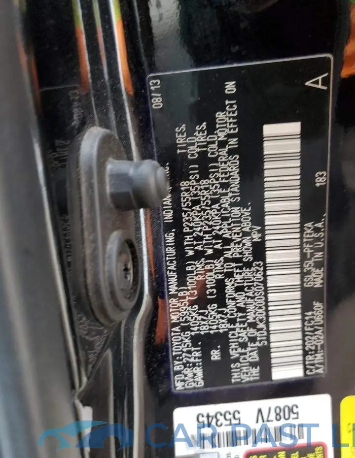5TDJK3DC0DS070623# 10