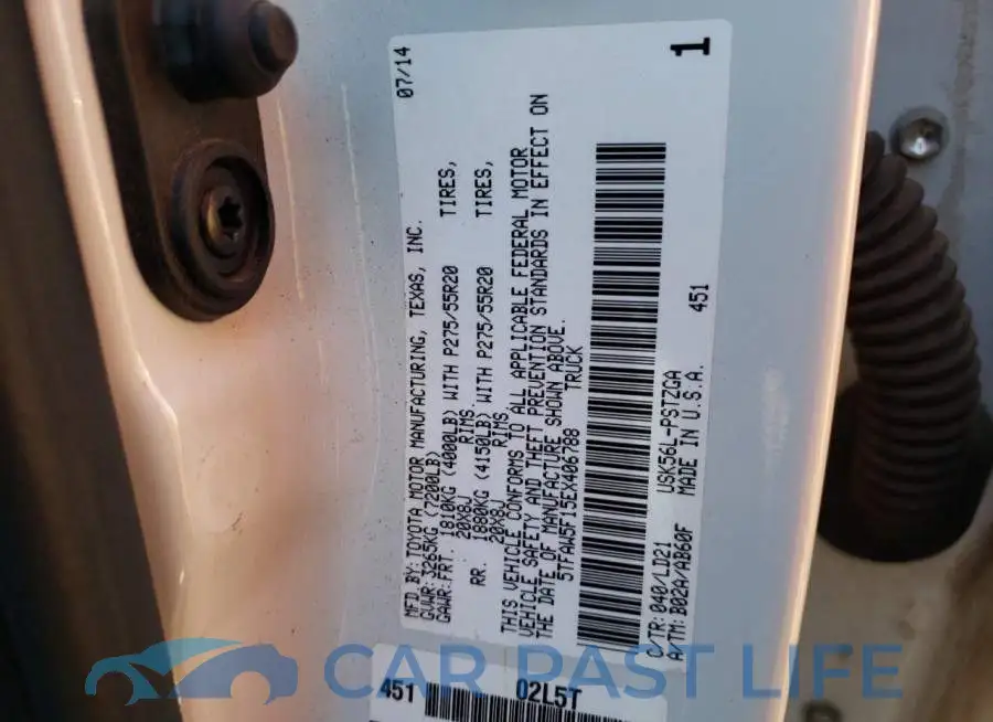 5TFAW5F15EX406788# 12