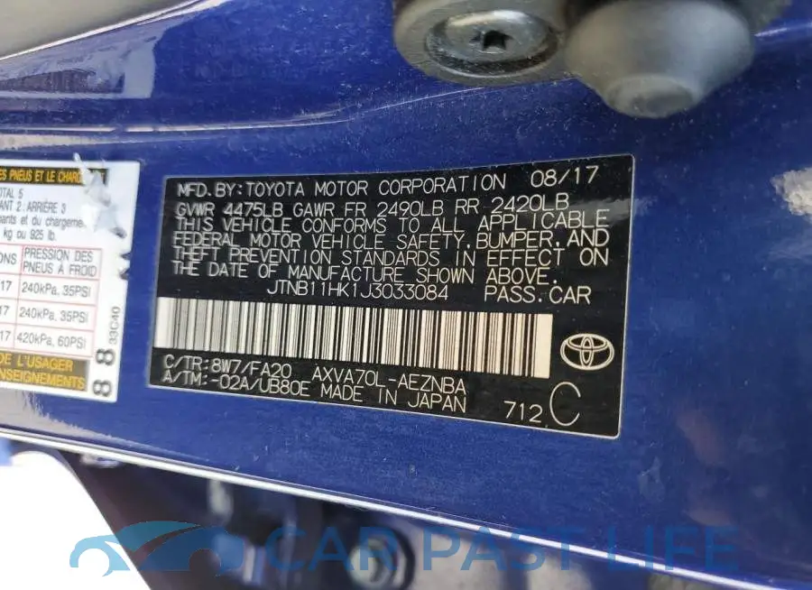 JTNB11HK1J3033084# 10