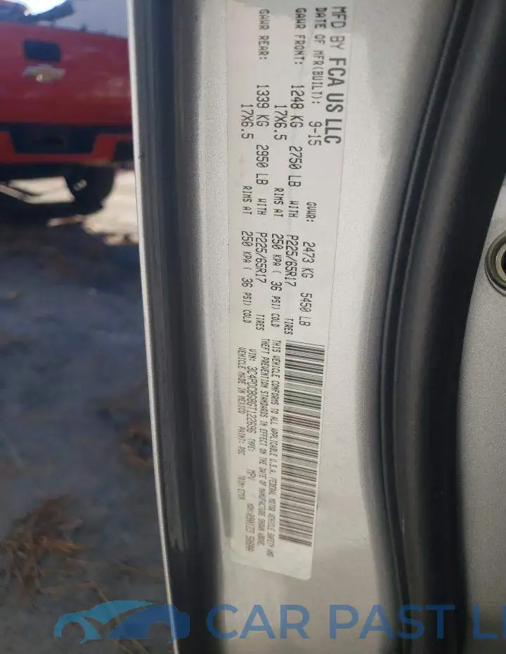 3C4PDCBG8GT122696# 10