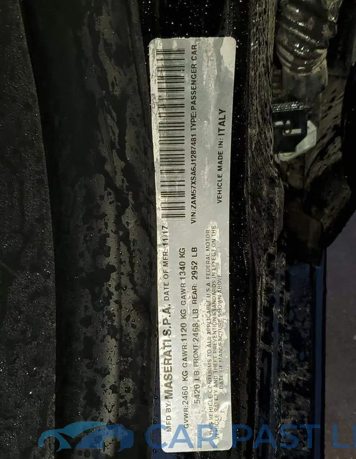 ZAM57XSA6J1287481# 1