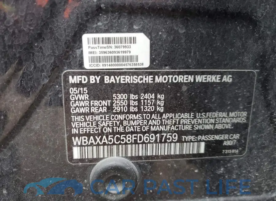 WBAXA5C58FD691759# 10