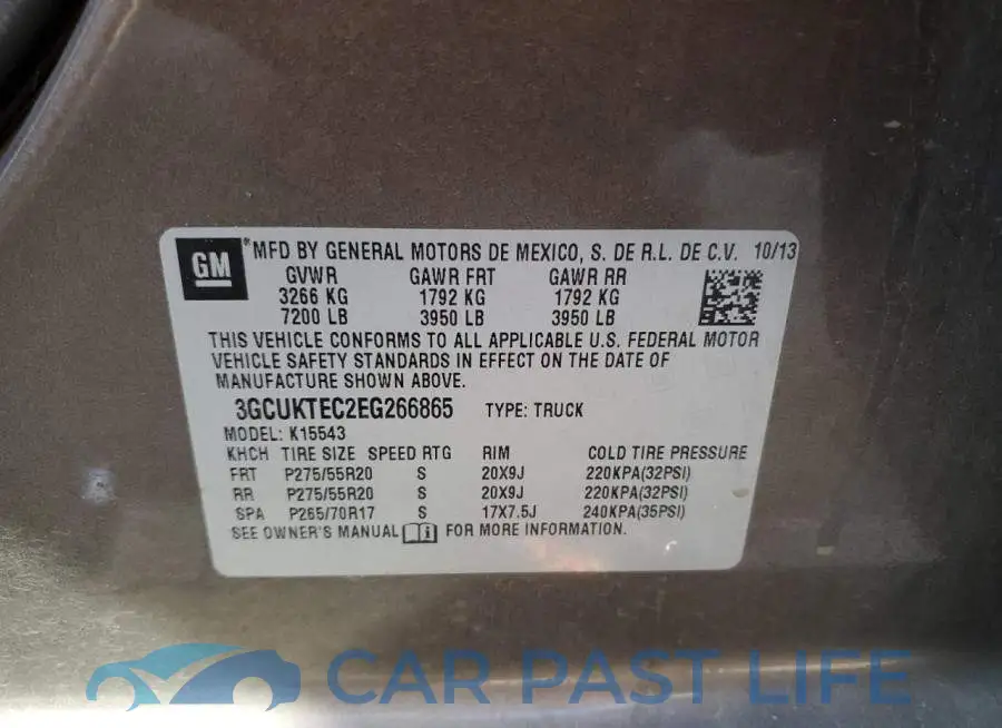 3GCUKTEC2EG266865# 12