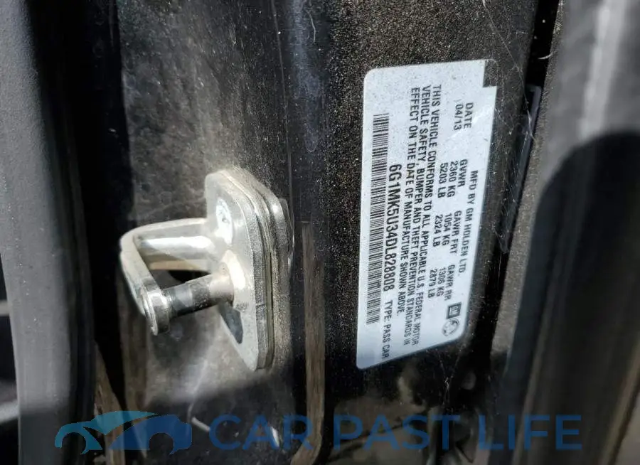 6G1MK5U34DL828808# 10