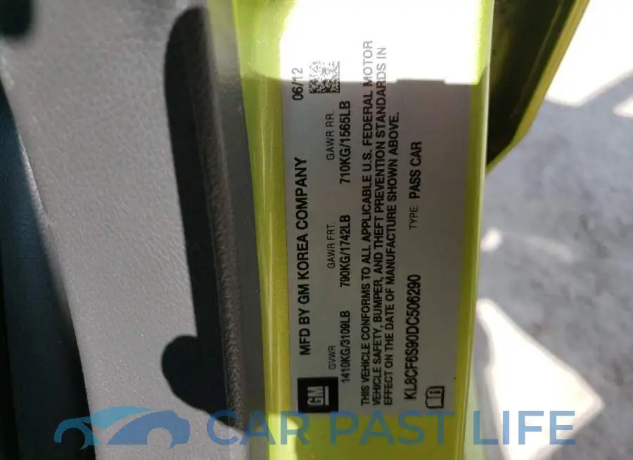 KL8CF6S90DC506290# 10
